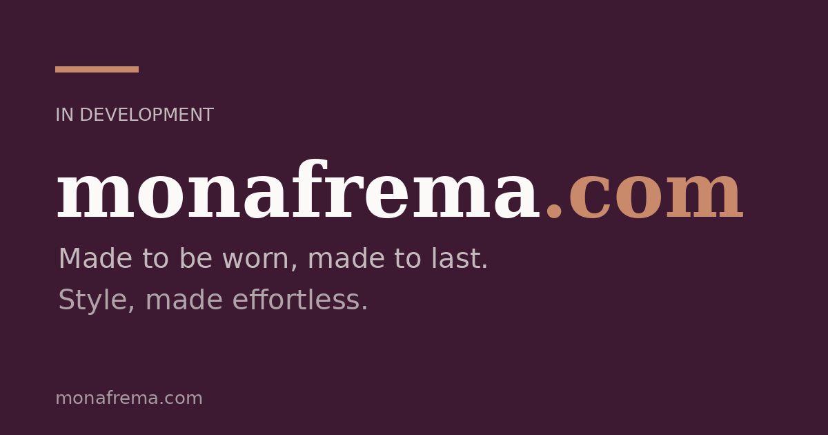 Link preview image for monafrema.com
